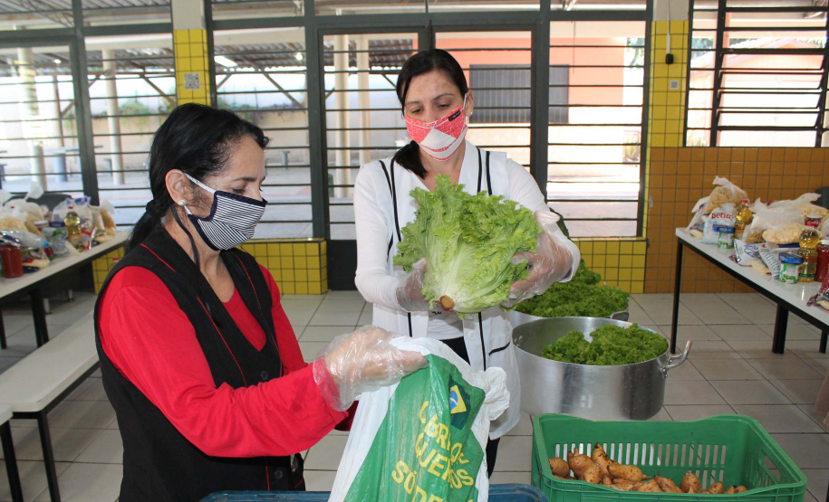 Governo firma contratos com a agricultura familiar para a merenda. Foto:SEED /Arquivo AEN
