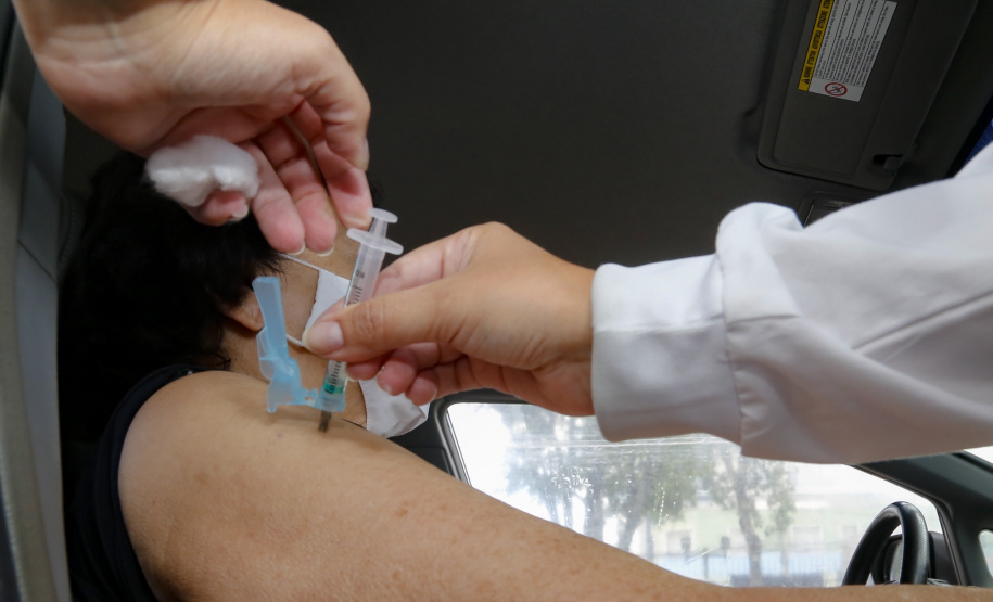 Paraná ultrapassa marco de 1 milhão de pessoas vacinadas.
Foto: Gilson Abreu/AEN