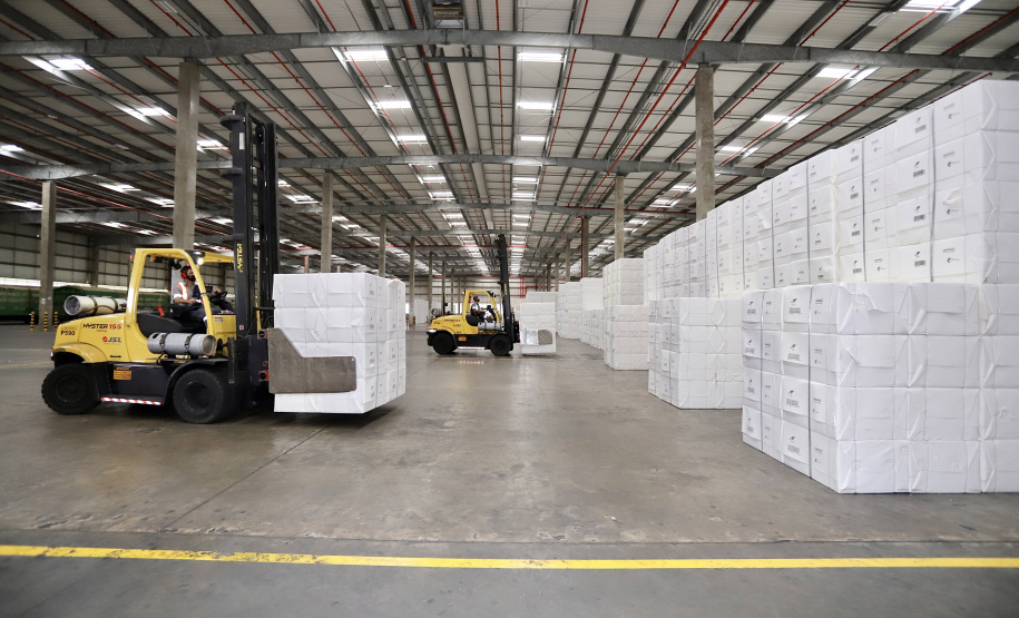 Aumenta o transporte ferroviário de celulose para exportação pelo Porto de Paranaguá - Paranaguá, 30/03/2021 - Foto: C;audio Neves/Portos do Paraná