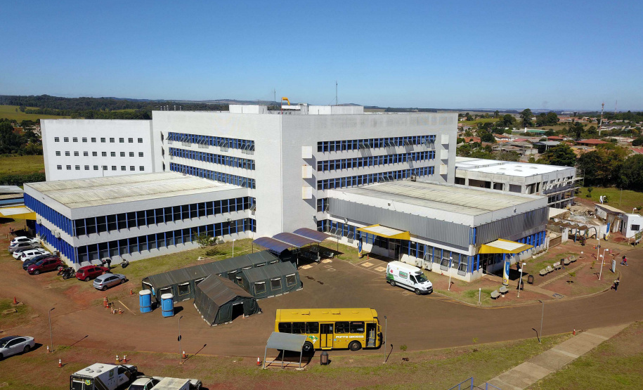 O Hospital da Universidade Estadual de Ponta Grossa (HU-UEPG) completa nesta quarta-feira (31) onze anos de existência. A instituição atua no atendimento de média e alta complexidade e recebe, além de Ponta Grossa, pacientes de mais 11 municípios da região.  -  Foto: José Fernando Ogura/AEN