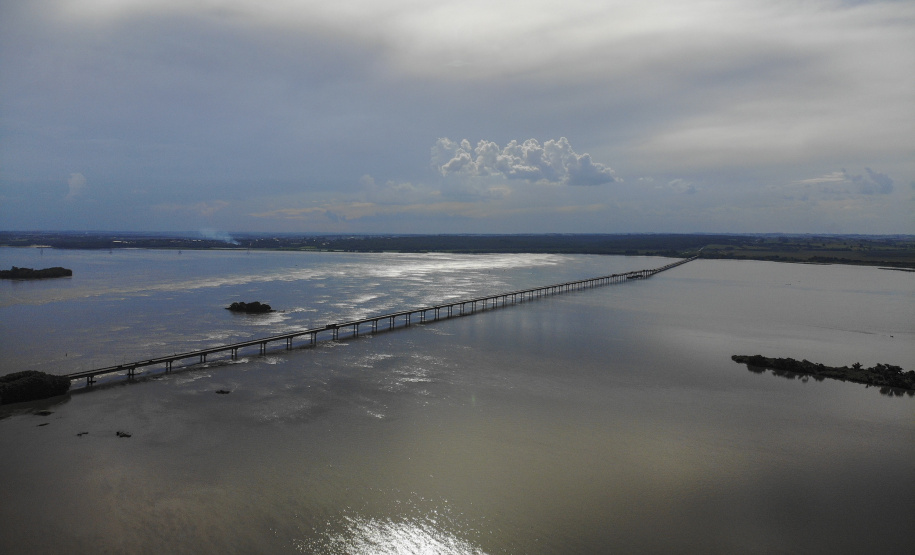 24.03.2021 - Visita do grupo tecnico da nova ferroeste ao ponte de Guaíra
Foto Gilson Abreu/AEN