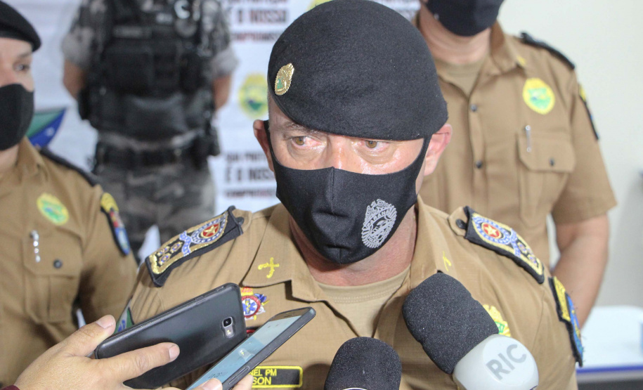 Curitiba, 06 de abril de 2021. Coletiva de Imprensa  - Operação Rio II da Polícia Militar desarticula grupo que praticava tráfico e homicídios no Litoral do estado.