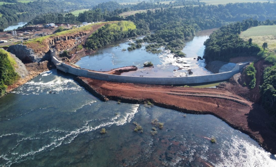 Começa o enchimento do reservatório da PCH Bela Vista
Foto: Copel
