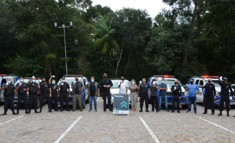 Governo do Estado inicia vacinação das forças de segurança pública - Curitiba, 07/04/2021 - Foto: Divulgação SESP-PR