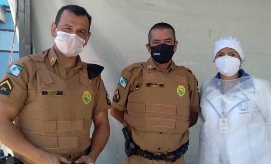 Governo do Estado inicia vacinação das forças de segurança pública - Curitiba, 07/04/2021 - Foto: Divulgação SESP-PR