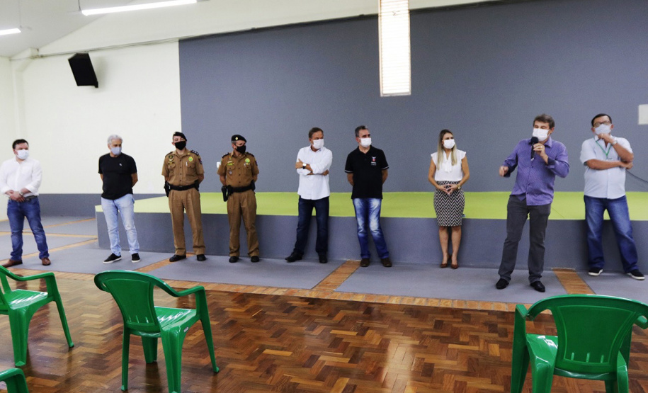 Governo do Estado inicia vacinação das forças de segurança pública - Curitiba, 07/04/2021 - Foto: Divulgação SESP-PR