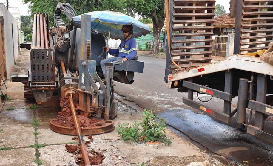 Metodologia não destrutiva reduz cortes em calçadas e ruas - Foto: Sanepar