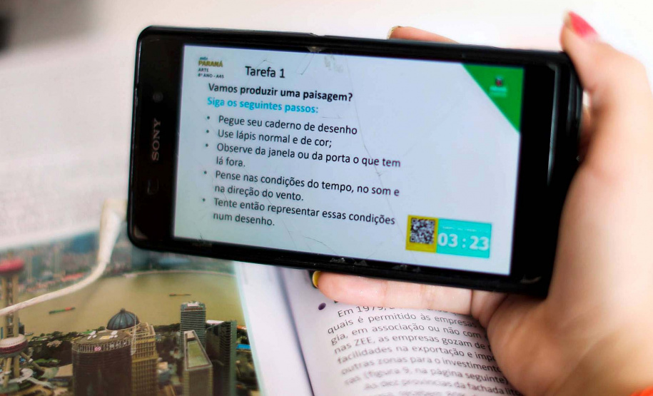 Ferramenta de gestão auxilia educadores a acompanhar rendimento de estudantes. Foto:SEED