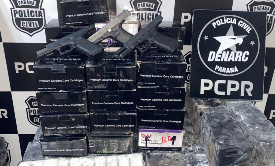 PCPR retira quase 700 quilos de cocaína pura do crime organizado em menos de duas semanas - Curitiba, 08/04/2021 - Foto: Divulgação PCPR