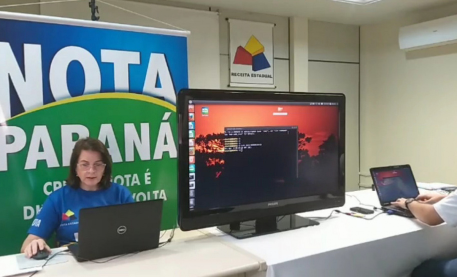 O novo milionário do Programa Nota Paraná é um contribuinte, morador da cidade de Tunas do Paraná. O sorteio de prêmios aconteceu na manhã desta quinta-feira (08/04). O segundo maior prêmio ? de R$ 200 mil ? foi para uma contribuinte, de Entre Rios do Oeste. -  Curitiba, 08/04/2021  -  Foto: SEFA