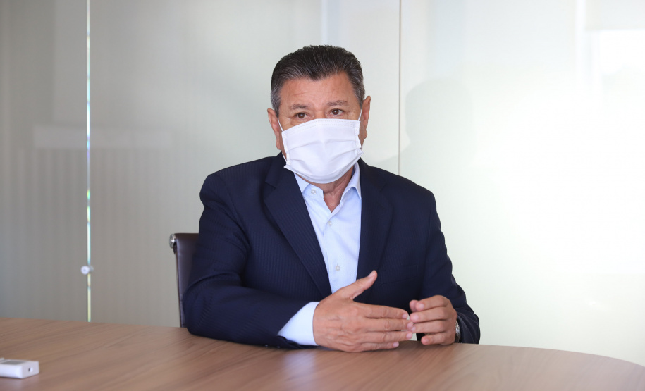 Codefoz Presidente do Codefoz (Conselho de Desenvolvimento Econômico e Social de Foz do Iguaçu), Felipe Gonzalez. 08/04/2021 - Foto: Geraldo Bubniak/AEN