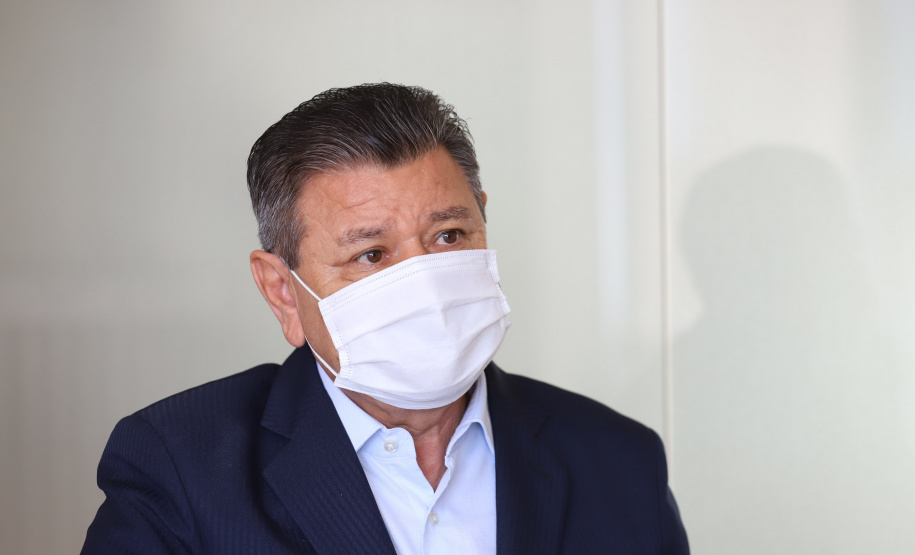 Codefoz Presidente do Codefoz (Conselho de Desenvolvimento Econômico e Social de Foz do Iguaçu), Felipe Gonzalez. 08/04/2021 - Foto: Geraldo Bubniak/AEN