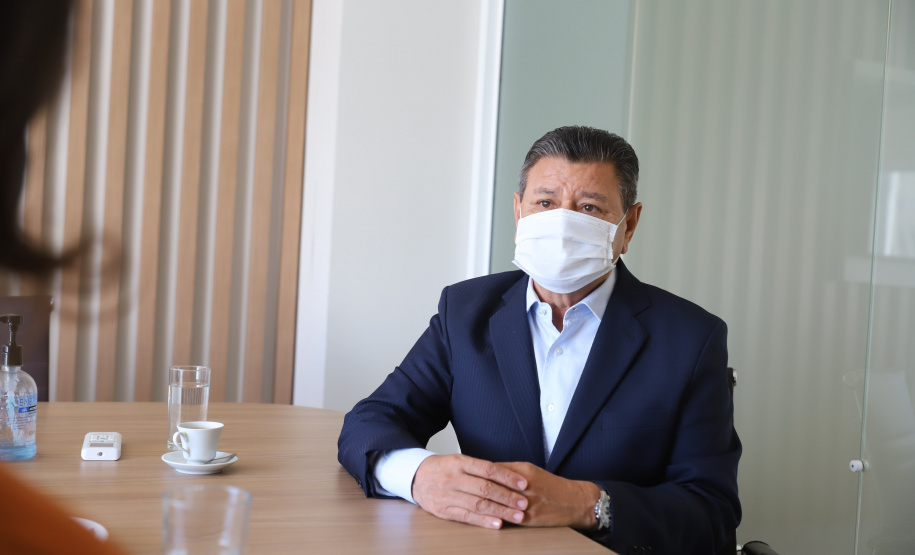 Codefoz Presidente do Codefoz (Conselho de Desenvolvimento Econômico e Social de Foz do Iguaçu), Felipe Gonzalez. 08/04/2021 - Foto: Geraldo Bubniak/AEN