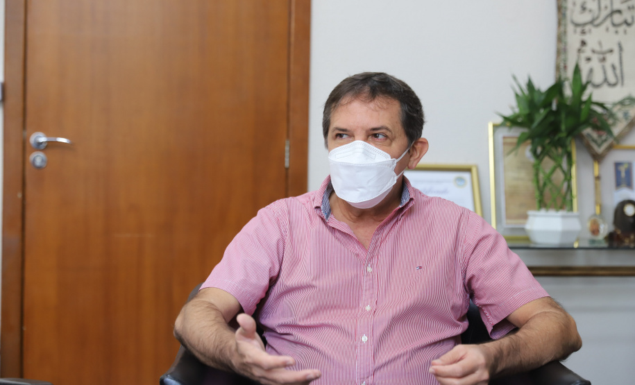 Prefeito Foz Prefeito de Foz do Iguacu, Chico Brasileiro. 08/04/2021 - Foto: Geraldo Bubniak/AEN