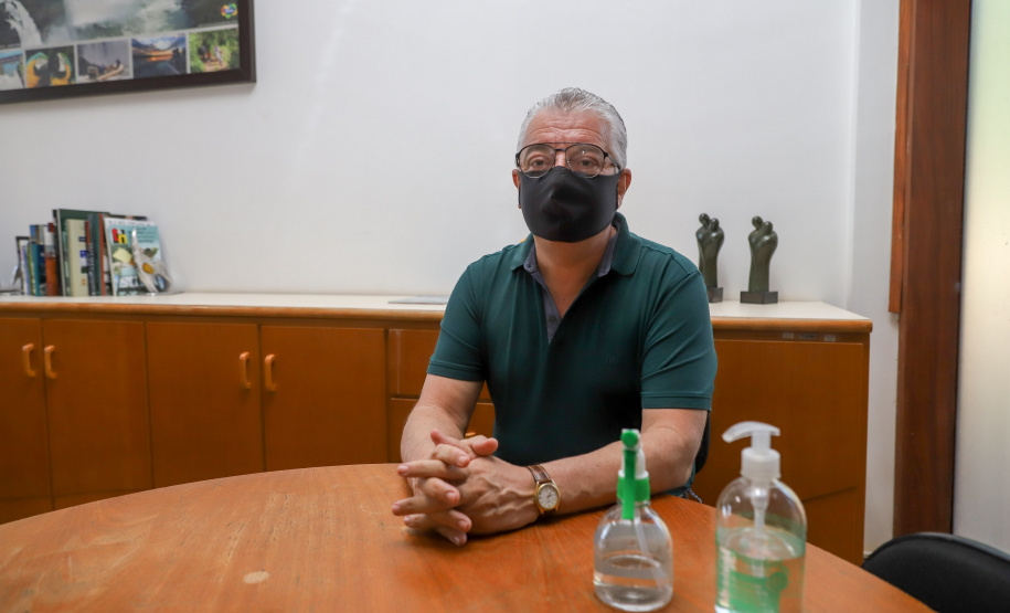 Sec Turismo Foz Secretário de Turismo de Foz do Iguaçu, Paulo Angeli. 08/04/2021 - Foto: Geraldo Bubniak/AEN