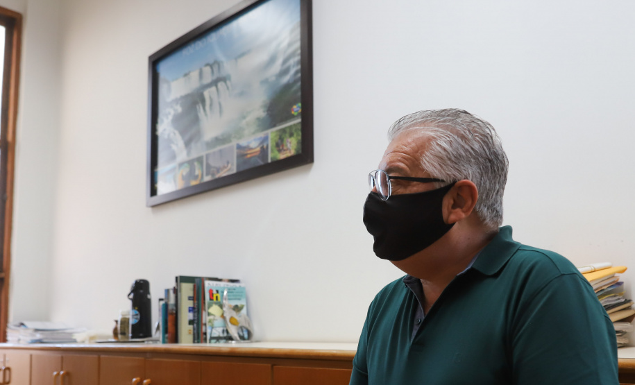 Sec Turismo Foz Secretário de Turismo de Foz do Iguaçu, Paulo Angeli. 08/04/2021 - Foto: Geraldo Bubniak/AEN