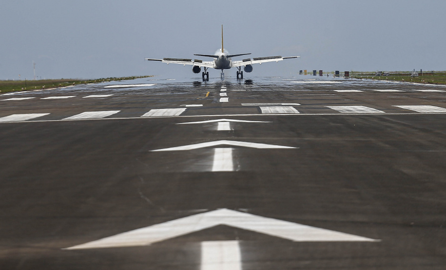 Aeroporto de Foz do Iguaçu. Foto: Jonathan Campos/AEN