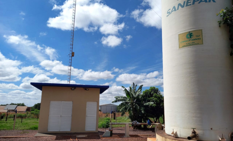 A partir desta sexta-feira (9) os moradores da comunidade Ouro Preto, em Toledo, passam a ser abastecidos por um novo poço. Os investimentos da Sanepar no distrito foram em torno de R$ 250 mil. - Foto: Divulgação Sanepar