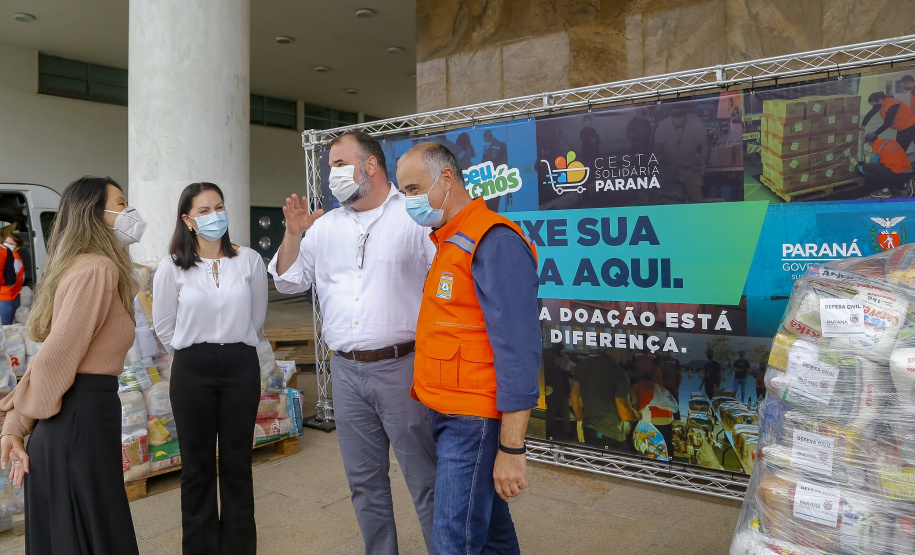 A edição 2021 da campanha Cesta Solidária Paraná, encerrada na terça-feira (06), conseguiu arrecadar mais de 200 toneladas de alimentos.
Foto Gilson abreu/AEN