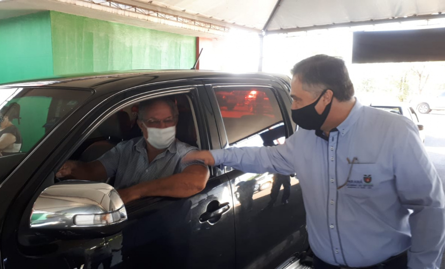 Vacinação contra a Covid-19 em Jandaia do Sul.