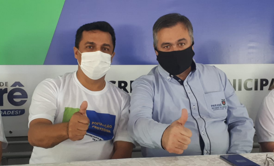 Vacinação contra a Covid-19 em Goioerê.