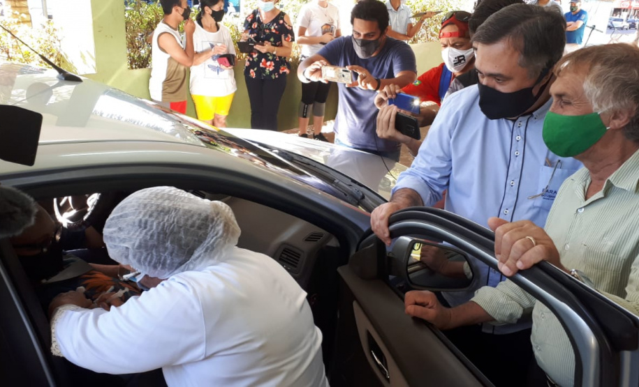 Vacinação contra a Covid-19 em Sarandi.