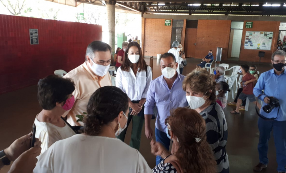 Vacinação contra a Covid-19 em Cambé. Foto:SESA