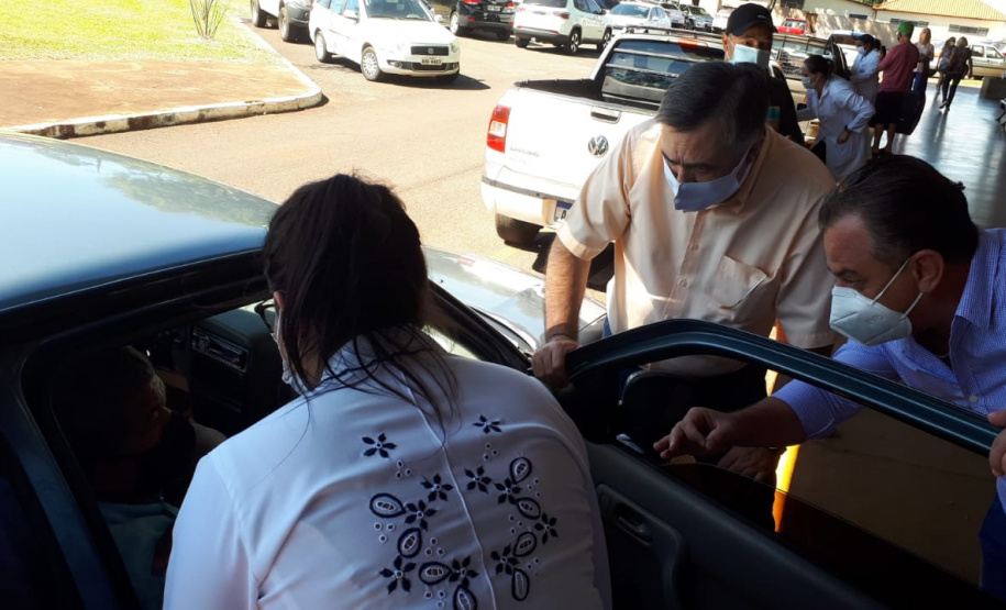 Vacinação contra a Covid-19 em Cambé. Foto:SESA