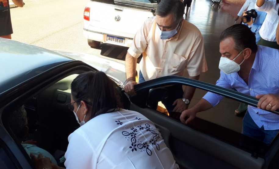 Vacinação contra a Covid-19 em Cambé. Foto:SESA