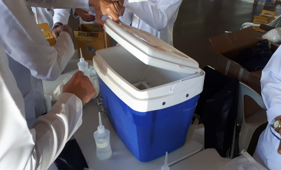 Vacinação contra a Covid-19 em Cambé. Foto:SESA