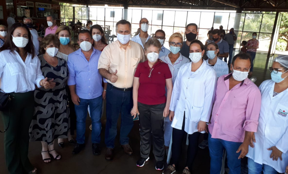 Vacinação contra a Covid-19 em Cambé. Foto:SESA