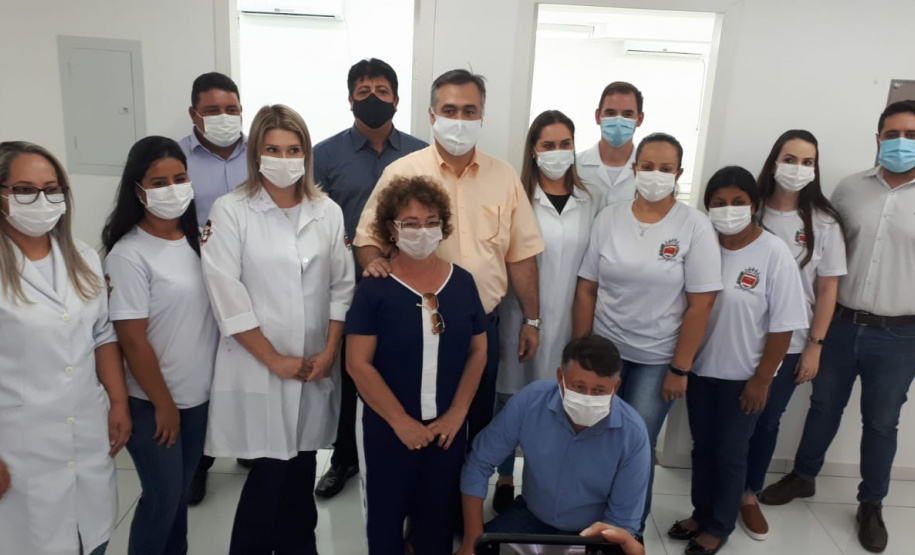 Vacinação contra a Covid-19 em Sertaneja. Foto:SESA