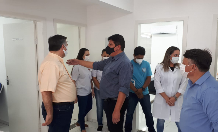 Vacinação contra a Covid-19 em Sertaneja. Foto:SESA