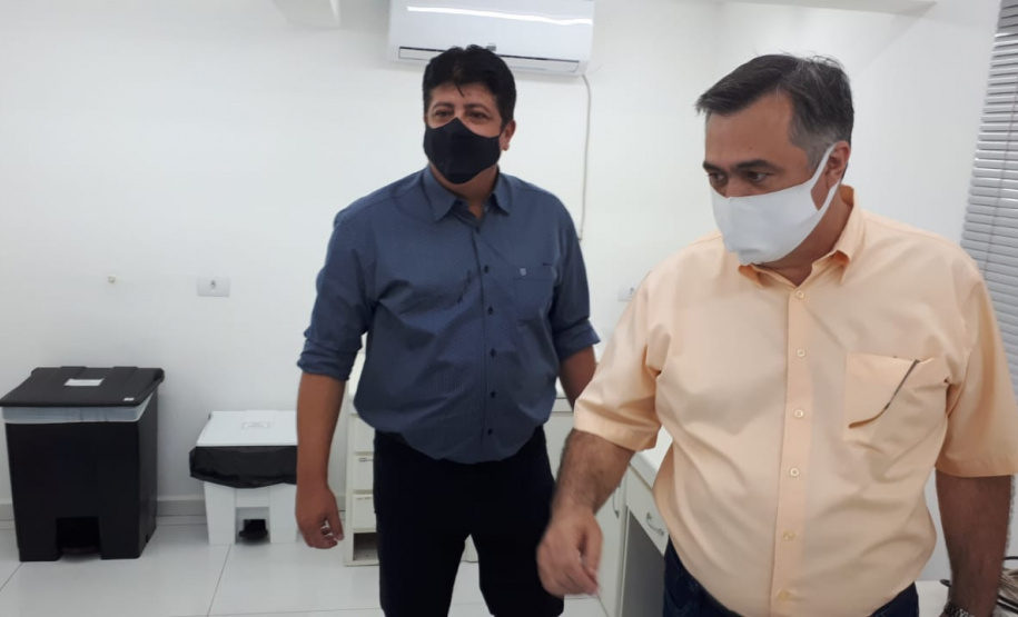 Vacinação contra a Covid-19 em Sertaneja. Foto:SESA