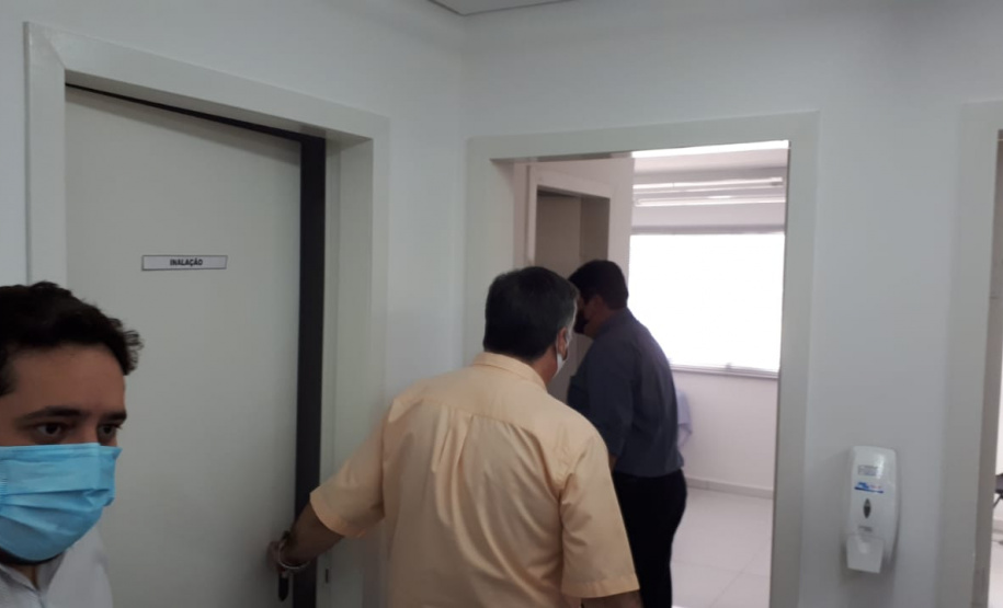 Vacinação contra a Covid-19 em Sertaneja. Foto:SESA