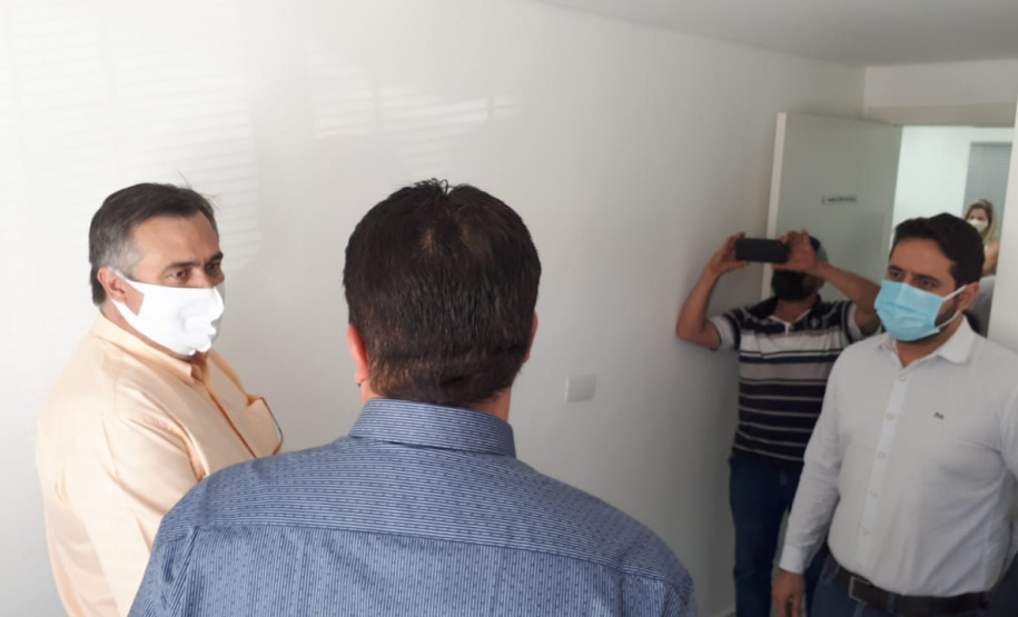 Vacinação contra a Covid-19 em Sertaneja. Foto:SESA