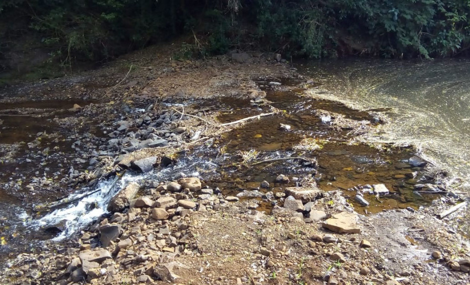 Rio Siemens apresenta redução de 40% na vazão - Foto: Sanepar