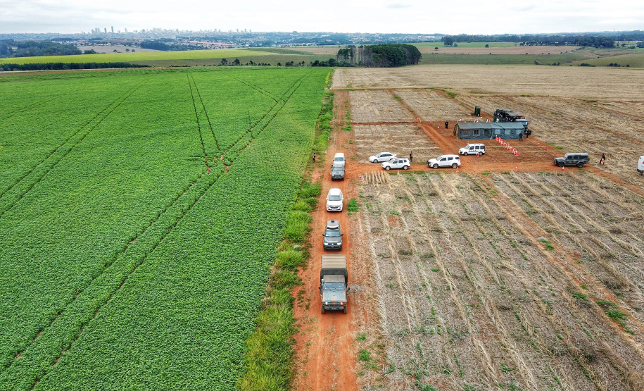 Em Ponta Grossa, Exército vistoria local de possível instalações da Escola de Sargentos de Armas - ESA. Ponta Grossa, 13 de abril de 2021.Foto: José Fernando Ogura/ AEN