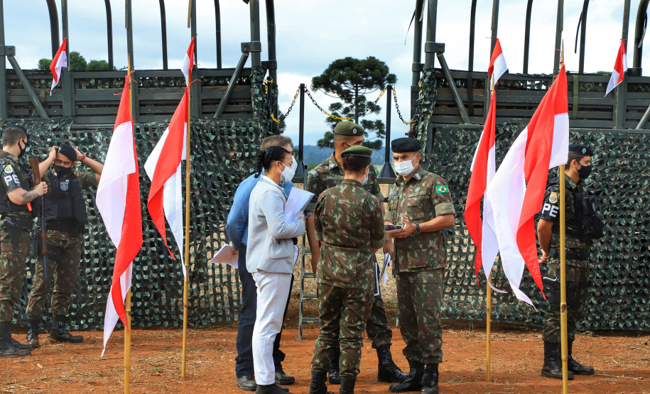 Em Ponta Grossa, Exército vistoria local de possível instalações da Escola de Sargentos de Armas - ESA. Ponta Grossa, 13 de abril de 2021.Foto: José Fernando Ogura/ AEN