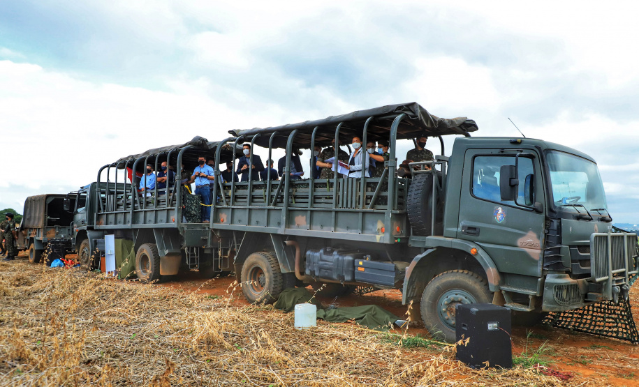 Em Ponta Grossa, Exército vistoria local de possível instalações da Escola de Sargentos de Armas - ESA. Ponta Grossa, 13 de abril de 2021.Foto: José Fernando Ogura/ AEN
