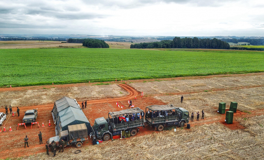 Em Ponta Grossa, Exército vistoria local de possível instalações da Escola de Sargentos de Armas - ESA. Ponta Grossa, 13 de abril de 2021.Foto: José Fernando Ogura/ AEN