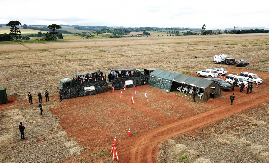 Em Ponta Grossa, Exército vistoria local de possível instalações da Escola de Sargentos de Armas - ESA. Ponta Grossa, 13 de abril de 2021.Foto: José Fernando Ogura/ AEN