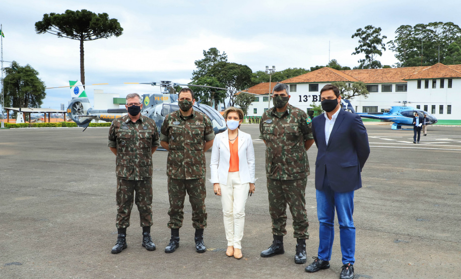 Em Ponta Grossa, Exército vistoria local de possível instalações da Escola de Sargentos de Armas - ESA. Ponta Grossa, 13 de abril de 2021.Foto: José Fernando Ogura/ AEN