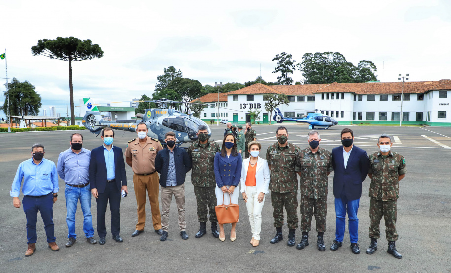 Em Ponta Grossa, Exército vistoria local de possível instalações da Escola de Sargentos de Armas - ESA. Ponta Grossa, 13 de abril de 2021.Foto: José Fernando Ogura/ AEN