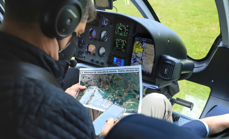 Em Ponta Grossa, Exército vistoria local de possível instalações da Escola de Sargentos de Armas - ESA. Ponta Grossa, 13 de abril de 2021.Foto: José Fernando Ogura/ AEN