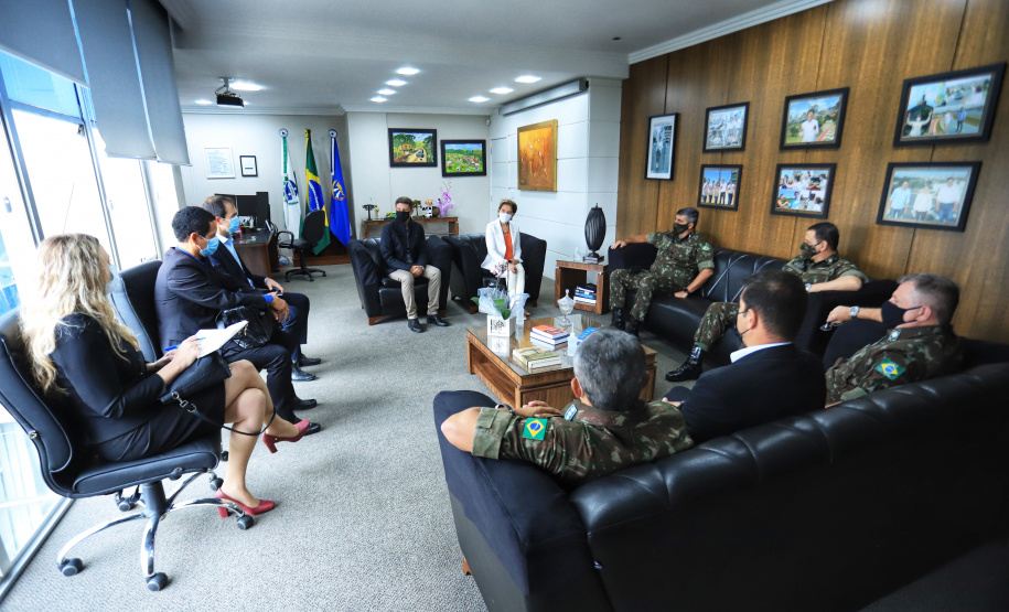 Em Ponta Grossa, Exército vistoria local de possível instalações da Escola de Sargentos de Armas - ESA. Ponta Grossa, 13 de abril de 2021.Foto: José Fernando Ogura/ AEN