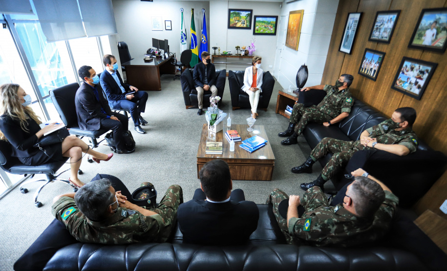 Em Ponta Grossa, Exército vistoria local de possível instalações da Escola de Sargentos de Armas - ESA. Ponta Grossa, 13 de abril de 2021.Foto: José Fernando Ogura/ AEN