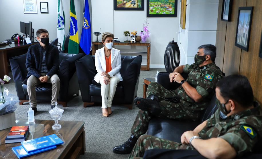 Em Ponta Grossa, Exército vistoria local de possível instalações da Escola de Sargentos de Armas - ESA. Ponta Grossa, 13 de abril de 2021.Foto: José Fernando Ogura/ AEN