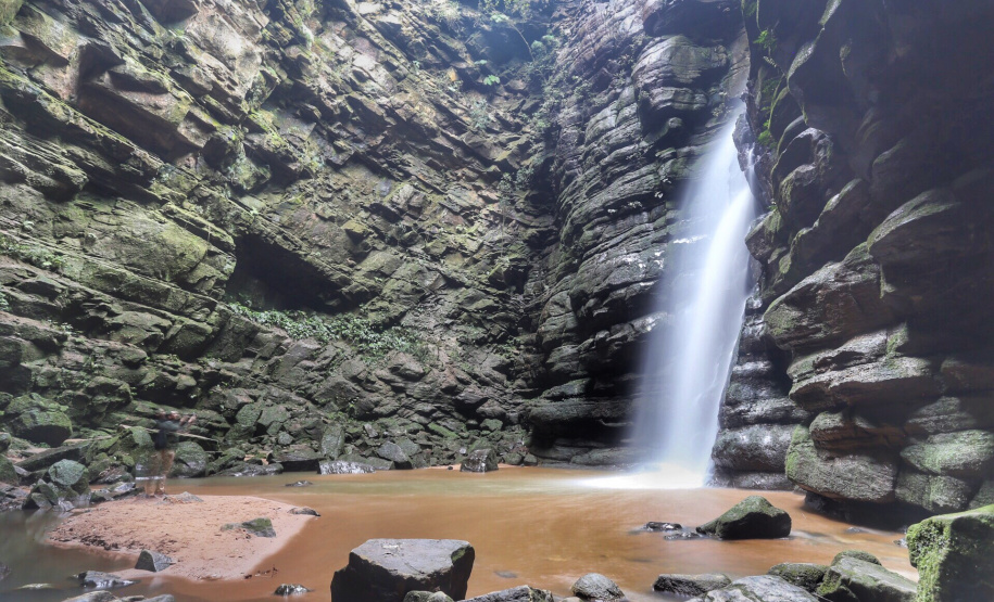 Ponta Grossa - Buraco do Padre. Foto: José Fernando Ogura/ANPr Ponta Grossa - Buraco do Padre. Foto: José Fernando Ogura/AEN