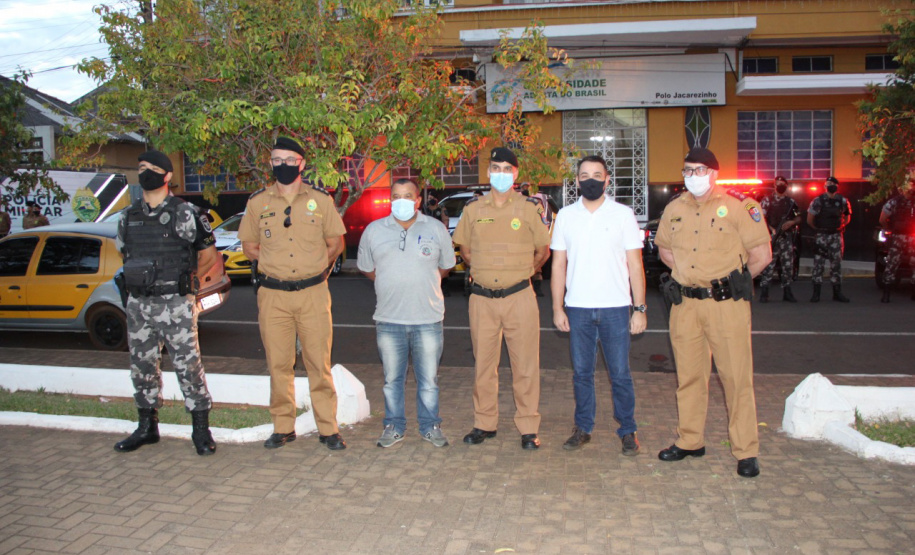 As equipes policiais atuantes pela Operação Pronta Resposta III iniciaram nesta terça-feira (13/04) os trabalhos de policiamento ostensivo e intensificação de ações preventivas na área do 2º Batalhão de Polícia Militar (2º BPM). - Jacarezinho, 14/04/2021 - Foto: PMPR/SESP-PR